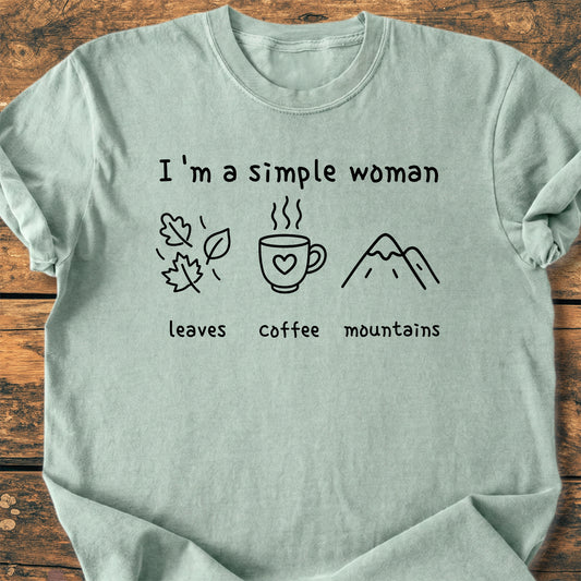 Simple Woman Fall - Premium Vintage Tee