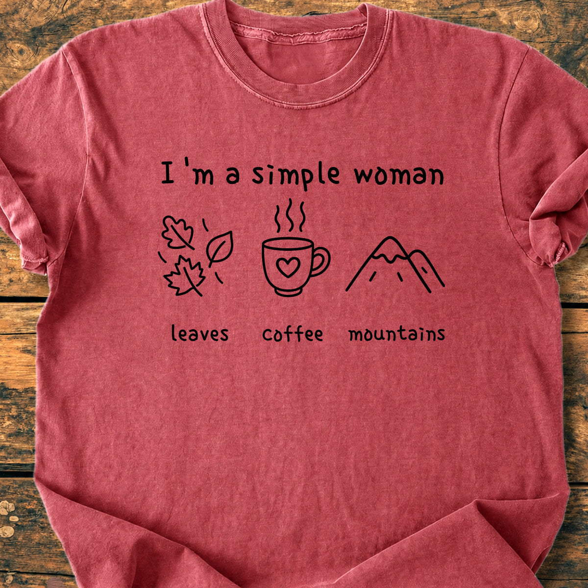 Simple Woman Fall - Premium Vintage Tee