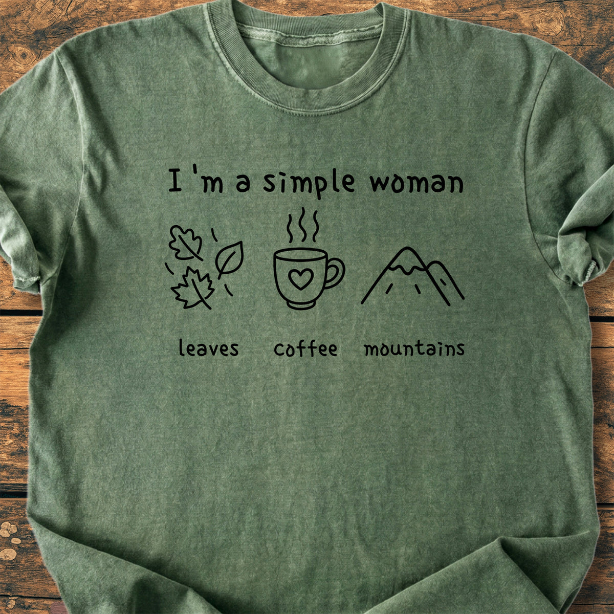 Simple Woman Fall - Premium Vintage Tee