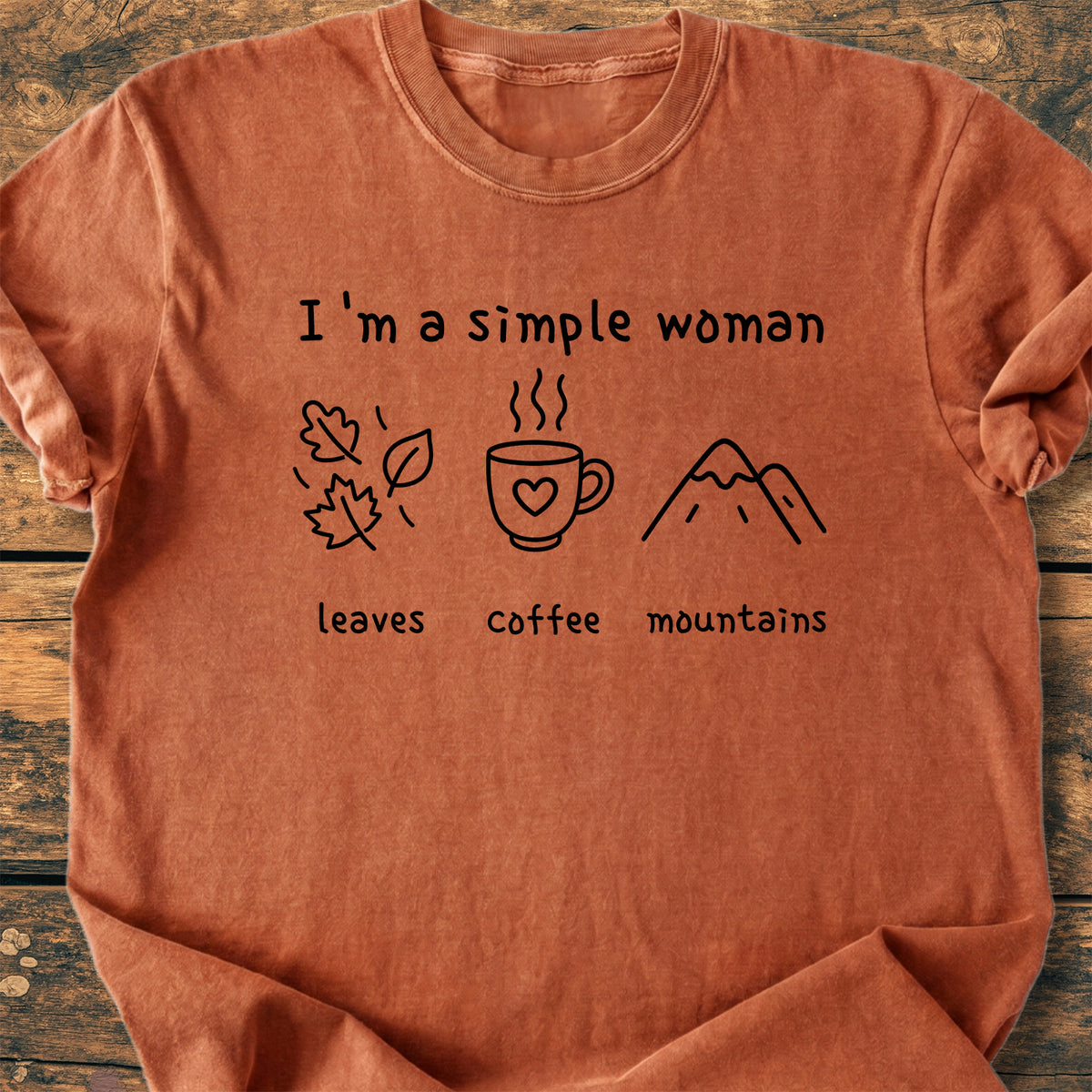 Simple Woman Fall - Premium Vintage Tee