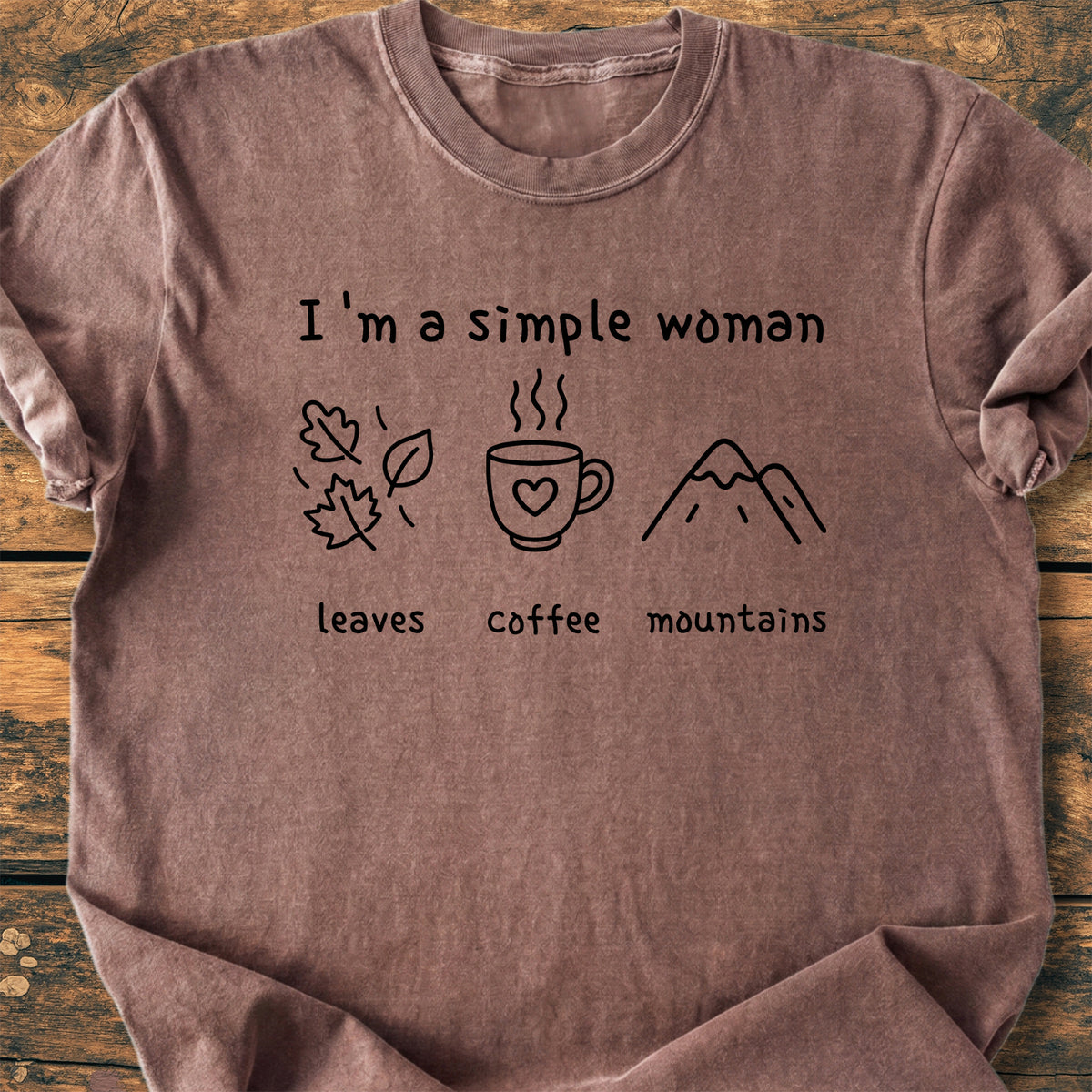 Simple Woman Fall - Premium Vintage Tee