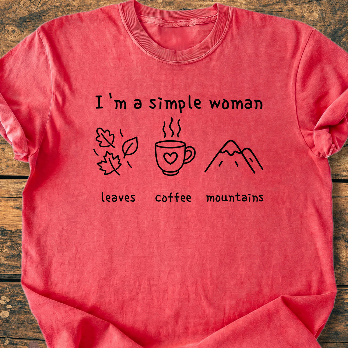 Simple Woman Fall - Premium Vintage Tee