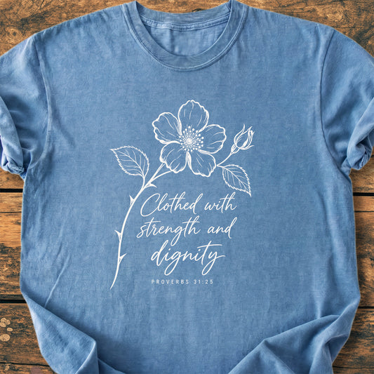 Strength And Dignity - Premium Vintage Tee