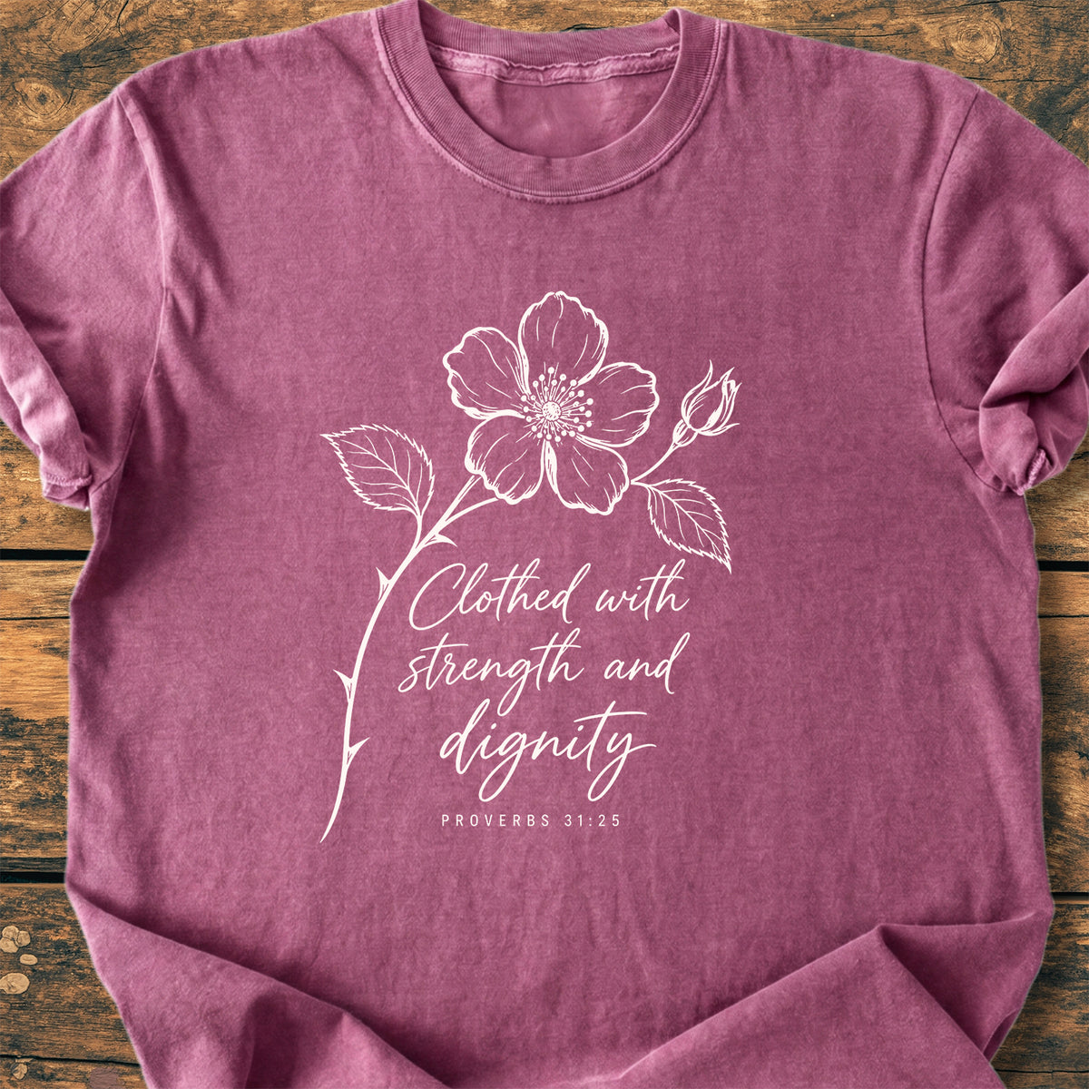 Strength And Dignity - Premium Vintage Tee