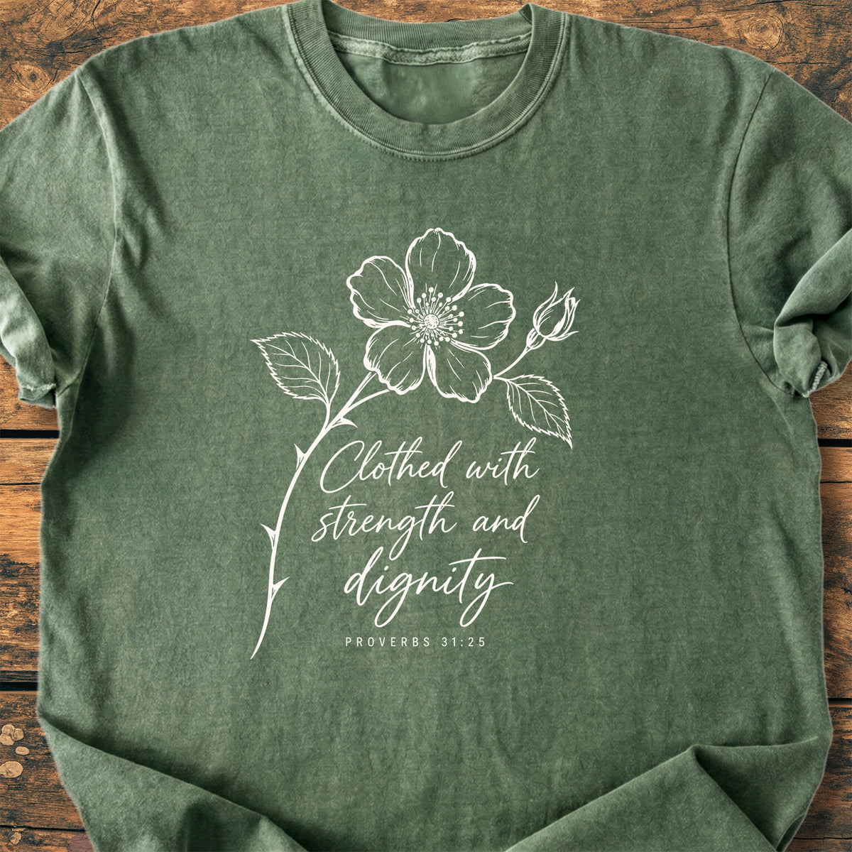 Strength And Dignity - Premium Vintage Tee