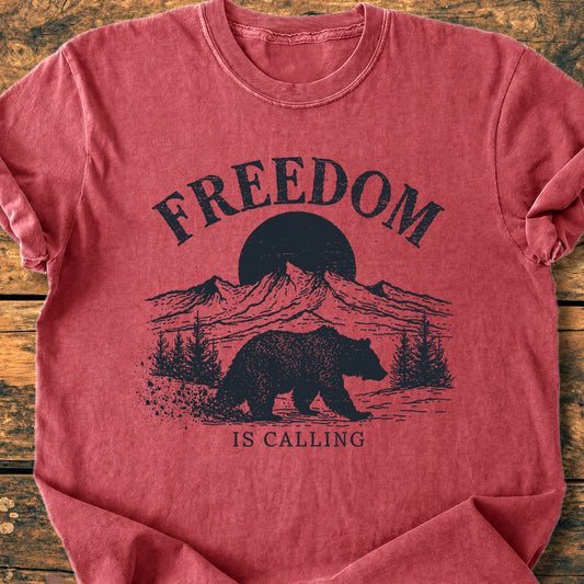 Freedom Is Calling - Premium Vintage Tee