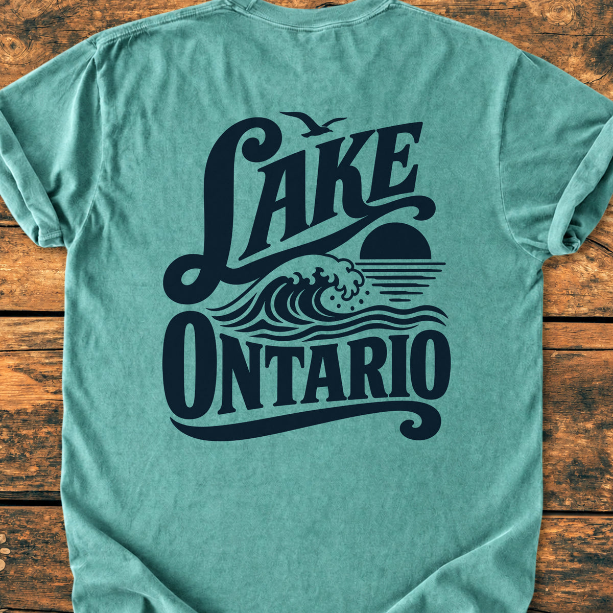 Lake Ontario BACK PRINT - Premium Vintage Tee