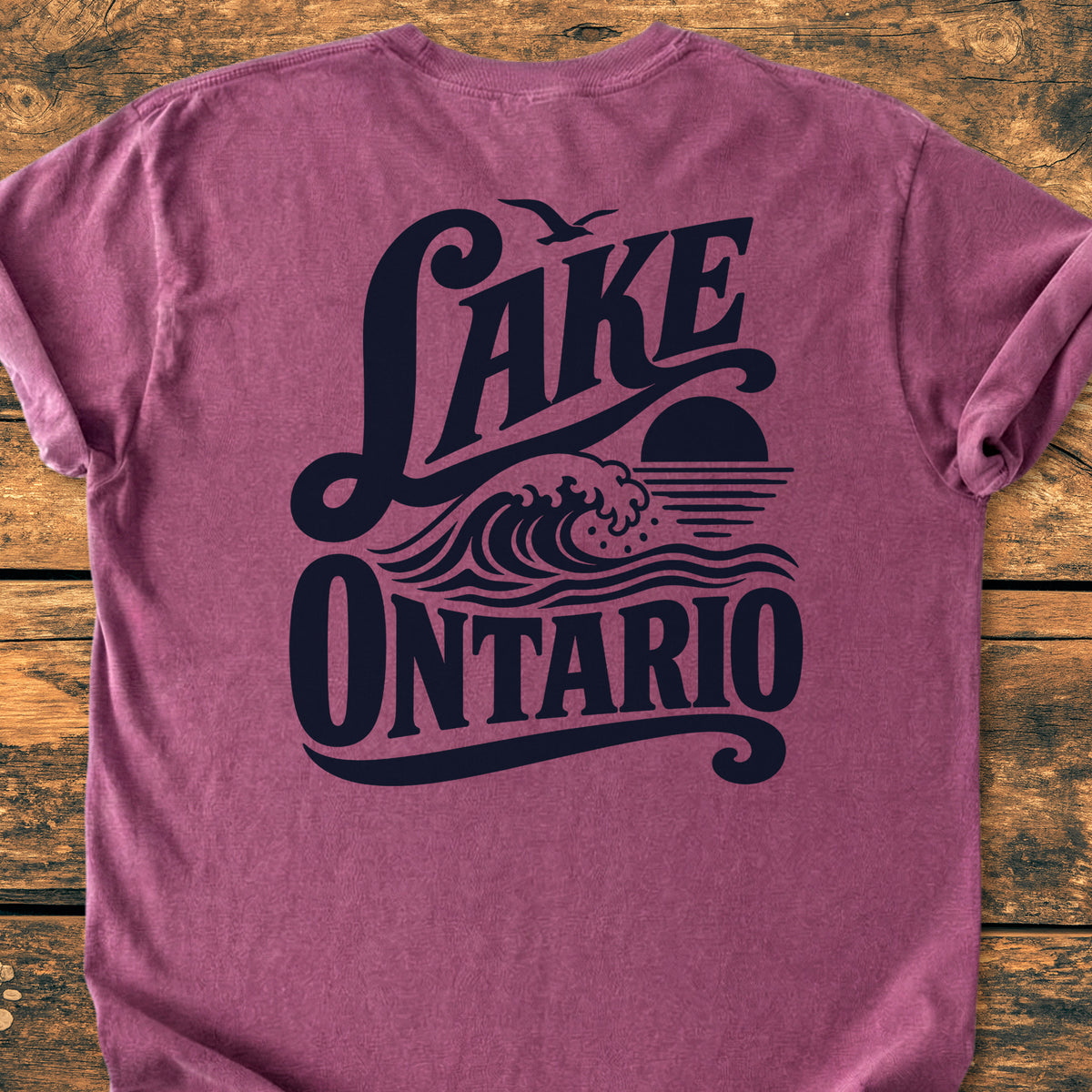 Lake Ontario BACK PRINT - Premium Vintage Tee