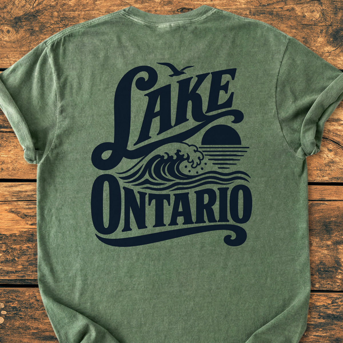 Lake Ontario BACK PRINT - Premium Vintage Tee