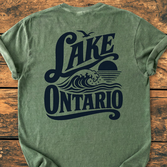 Lake Ontario BACK PRINT - Premium Vintage Tee