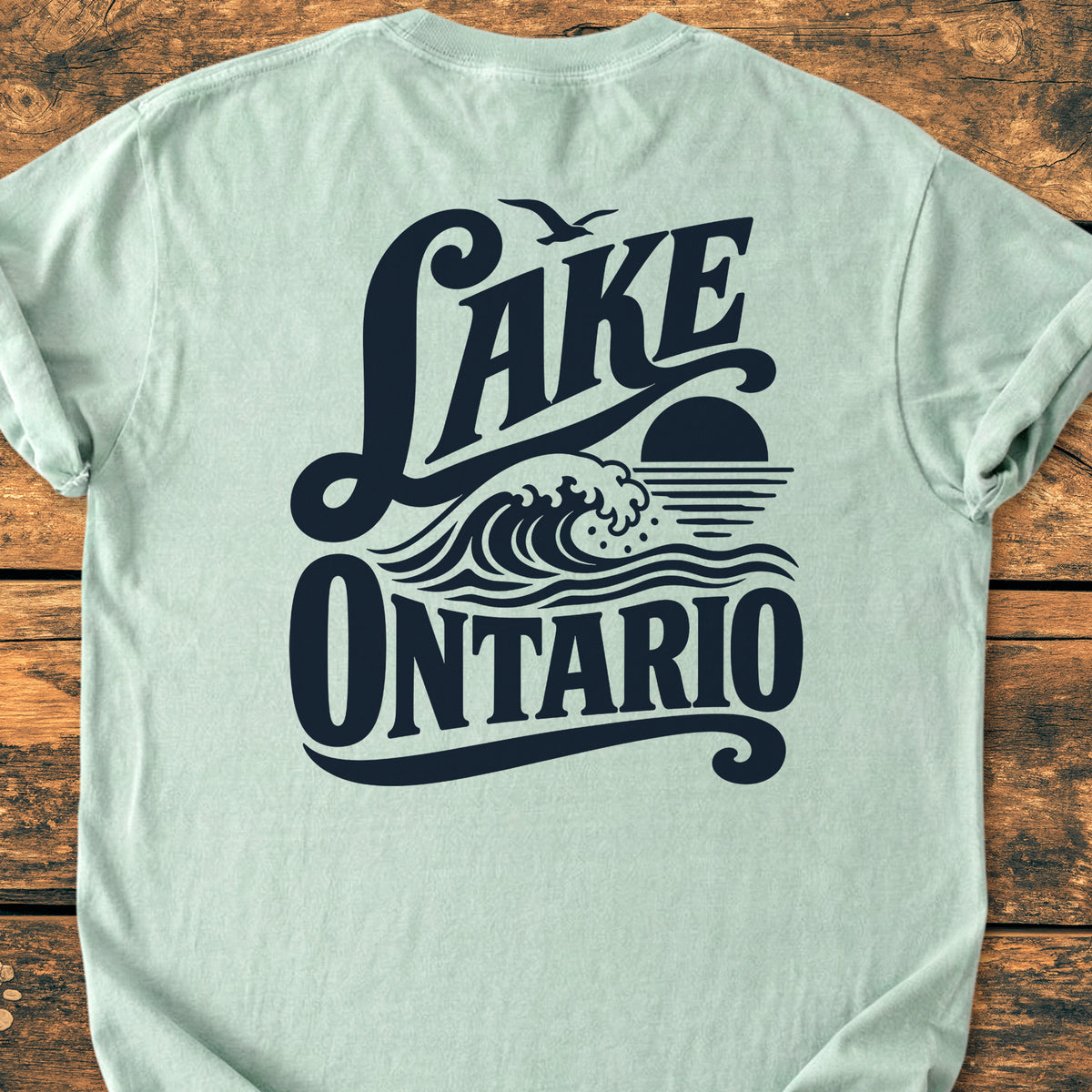 Lake Ontario BACK PRINT - Premium Vintage Tee