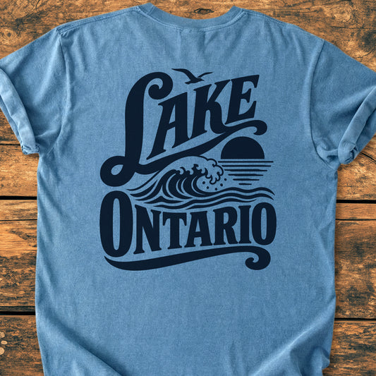 Lake Ontario BACK PRINT - Premium Vintage Tee