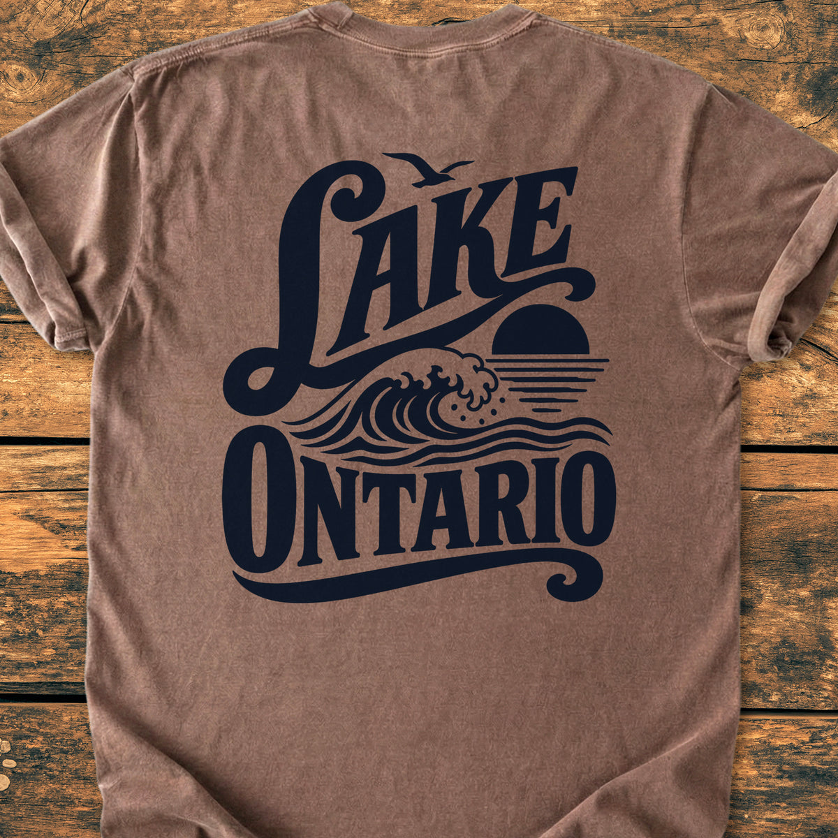 Lake Ontario BACK PRINT - Premium Vintage Tee