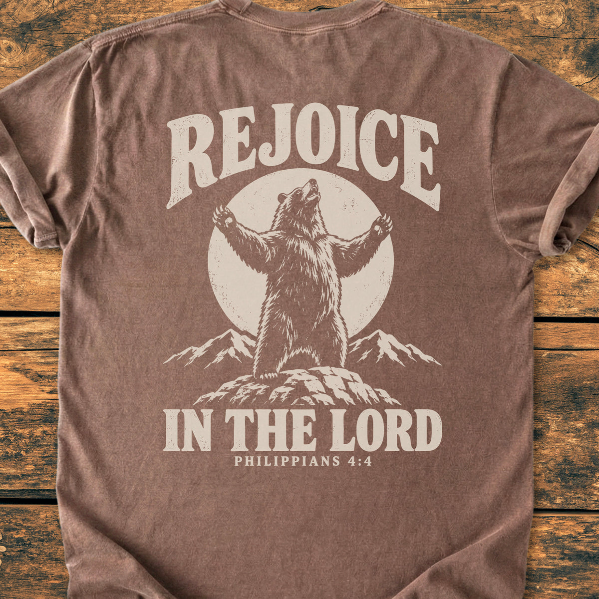 Rejoice BACK PRINT - Premium Vintage Tee