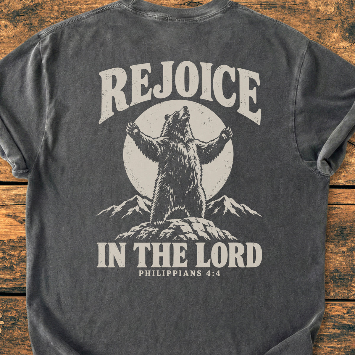 Rejoice BACK PRINT - Premium Vintage Tee
