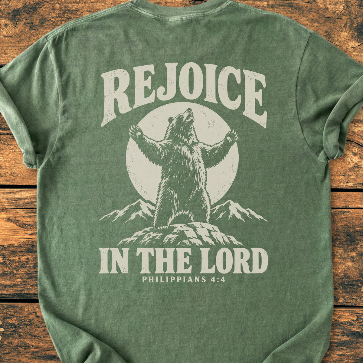 Rejoice BACK PRINT - Premium Vintage Tee