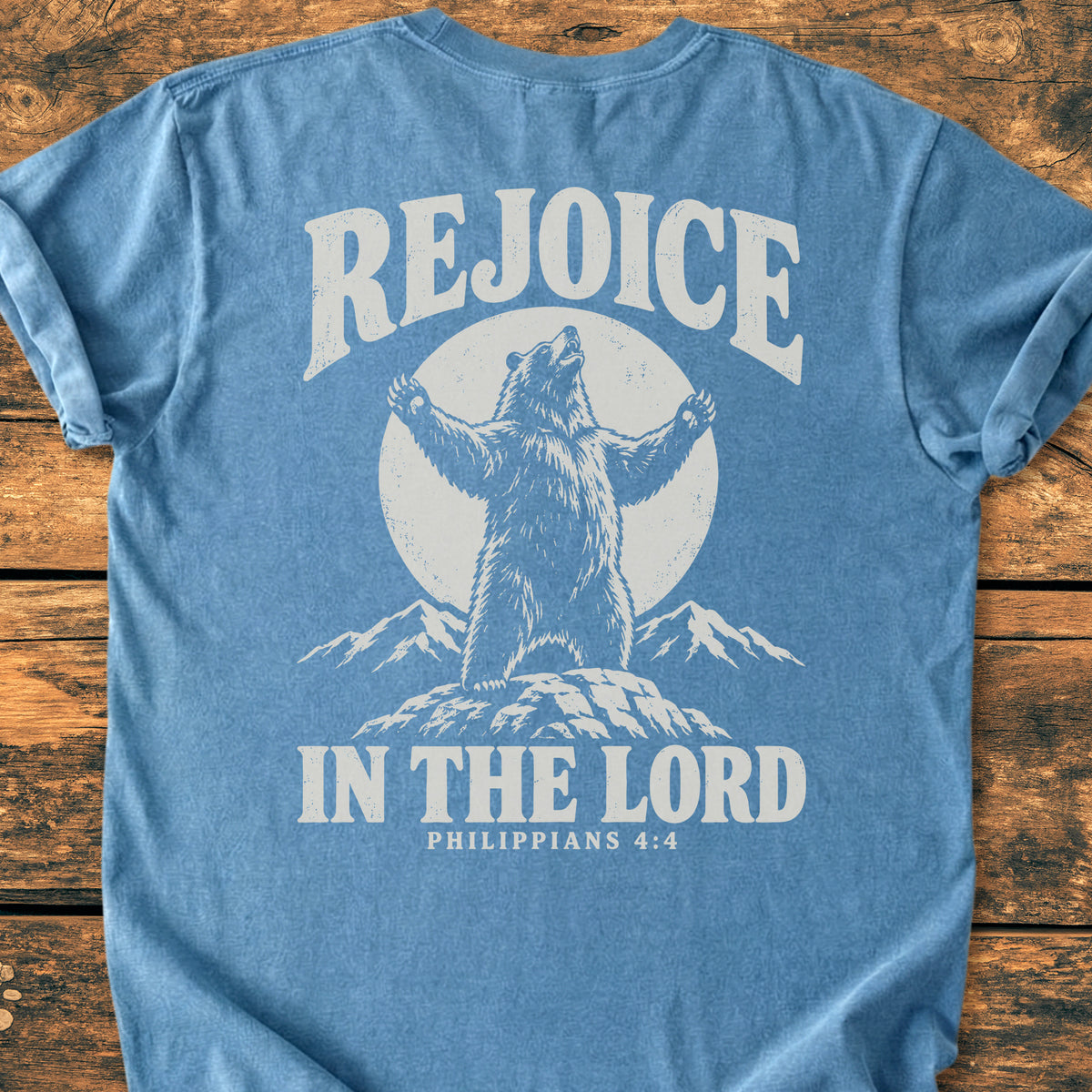 Rejoice BACK PRINT - Premium Vintage Tee