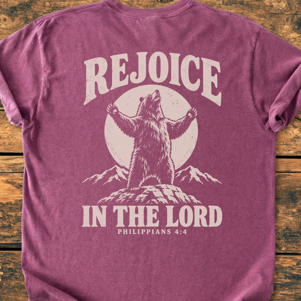 Rejoice BACK PRINT - Premium Vintage Tee