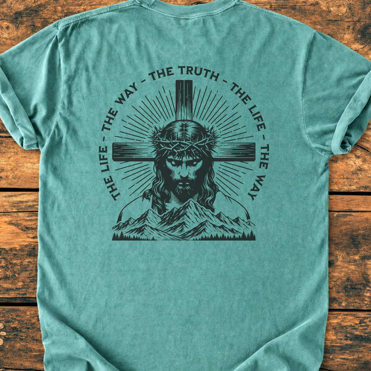 Jesus The Way BACK PRINT - Premium Vintage Tee