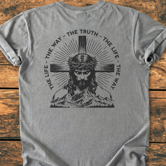 Jesus The Way BACK PRINT - Premium Vintage Tee