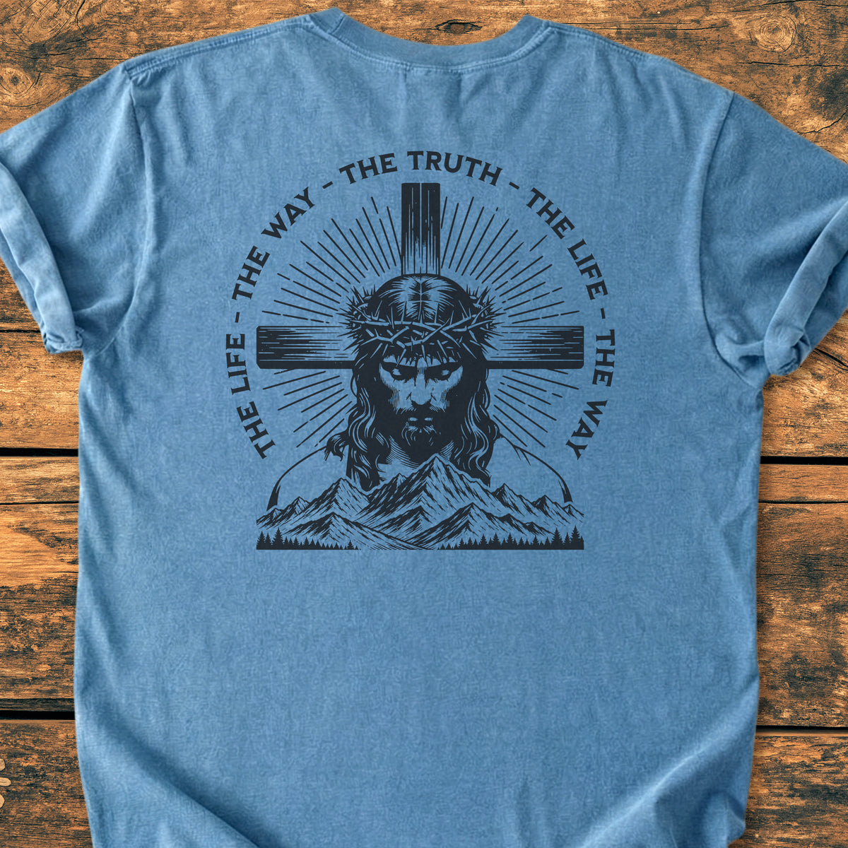Jesus The Way BACK PRINT - Premium Vintage Tee
