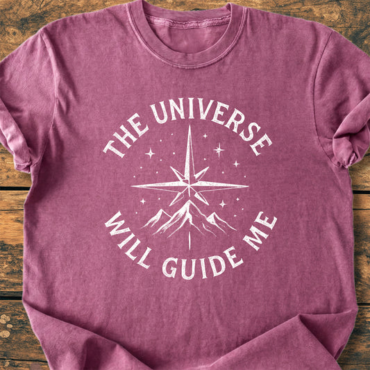 The Universe Will Guide Me - Premium Vintage Tee