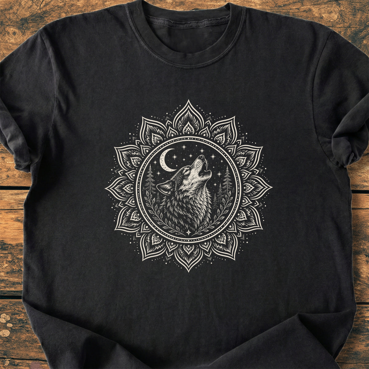 Talking To The Moon Mandala - Premium Vintage Tee