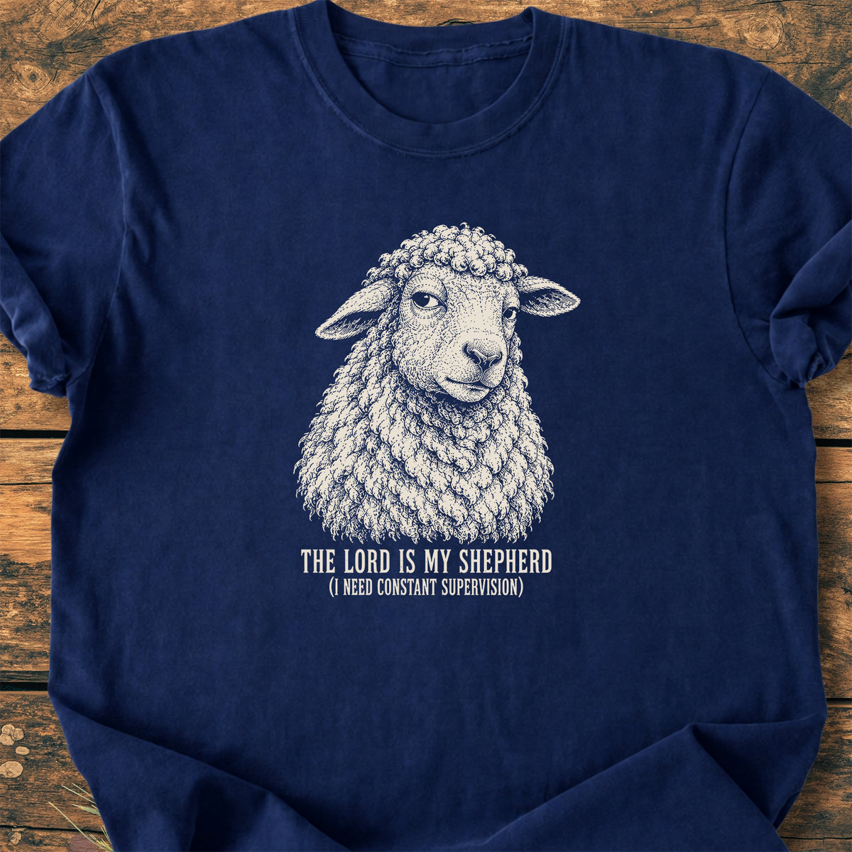 The Lord Is My Shepherd - Premium Vintage Tee
