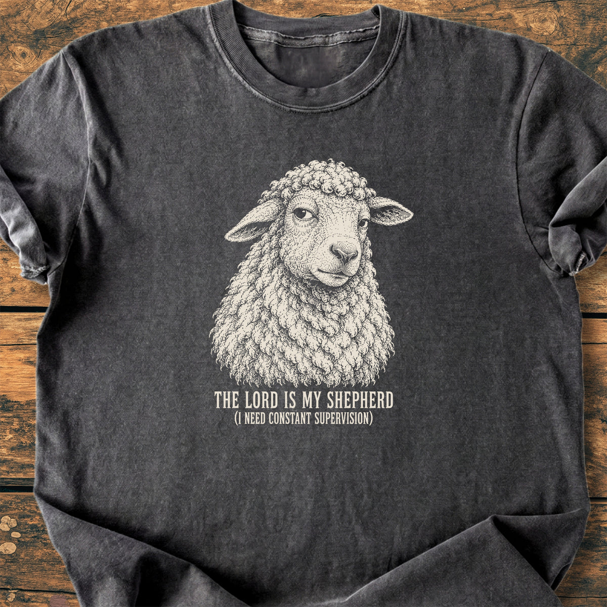 The Lord Is My Shepherd - Premium Vintage Tee