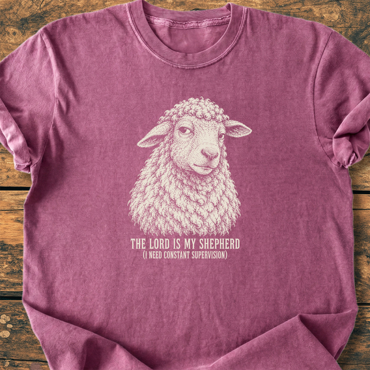 The Lord Is My Shepherd - Premium Vintage Tee