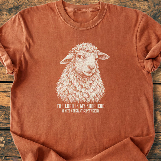 The Lord Is My Shepherd - Premium Vintage Tee