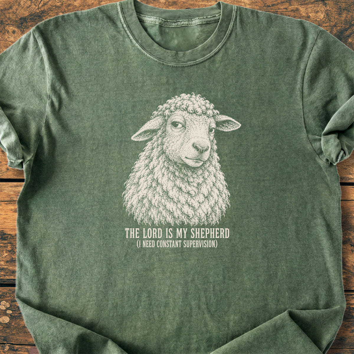 The Lord Is My Shepherd - Premium Vintage Tee