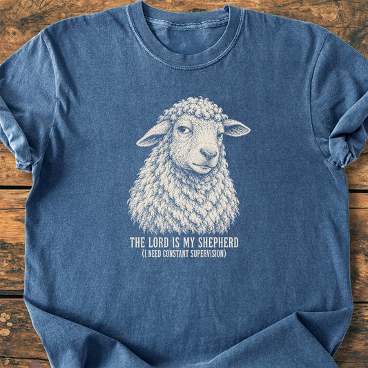 The Lord Is My Shepherd - Premium Vintage Tee