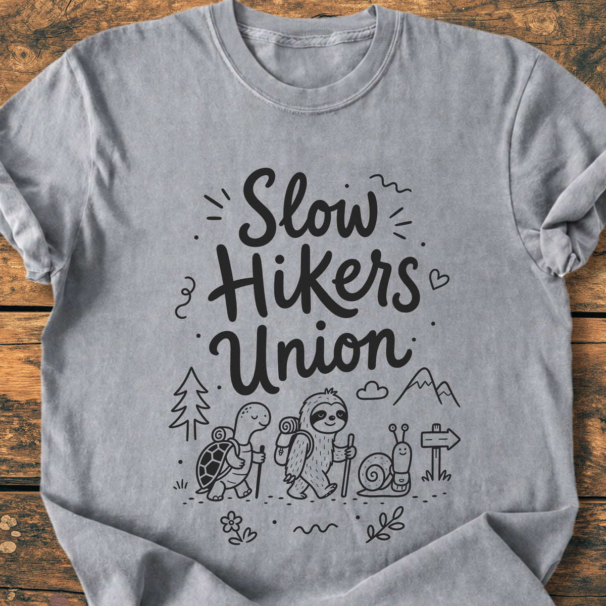 Slow Hikers Union - Premium Vintage Tee