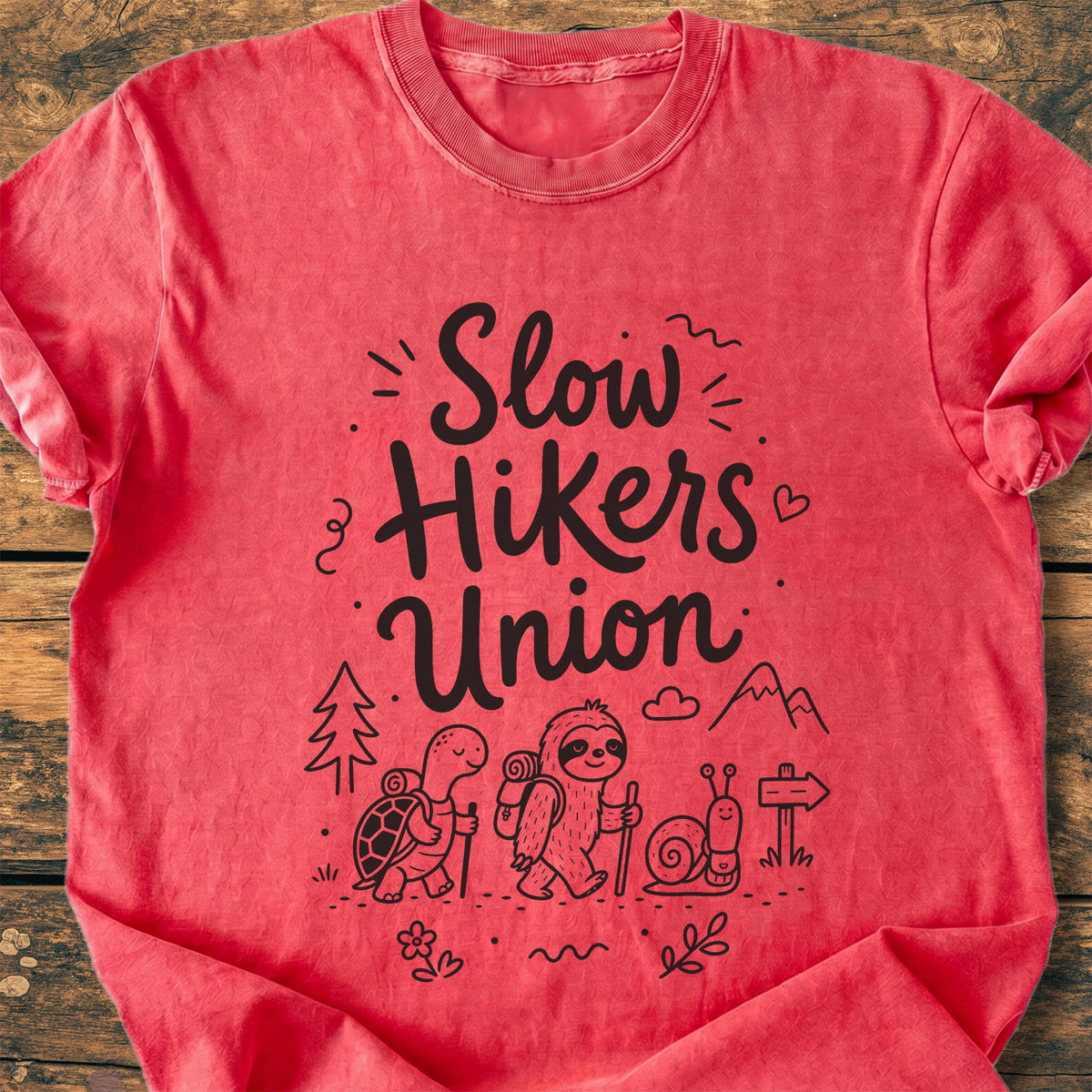 Slow Hikers Union - Premium Vintage Tee