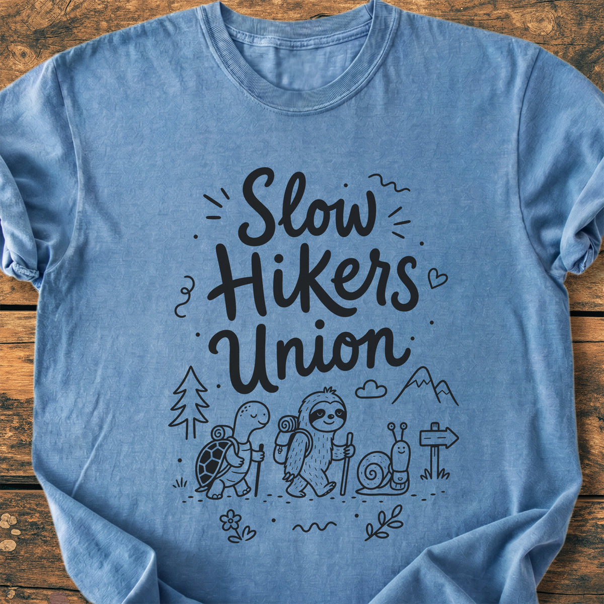 Slow Hikers Union - Premium Vintage Tee