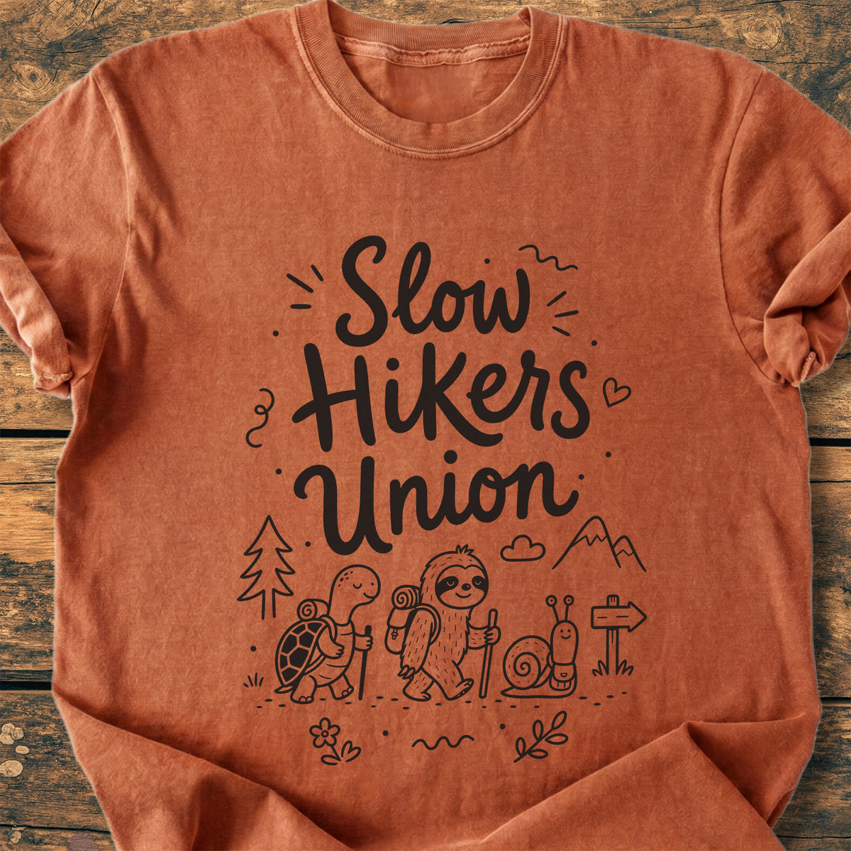 Slow Hikers Union - Premium Vintage Tee
