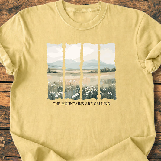 The Mountains Are Calling - Premium Vintage Tee