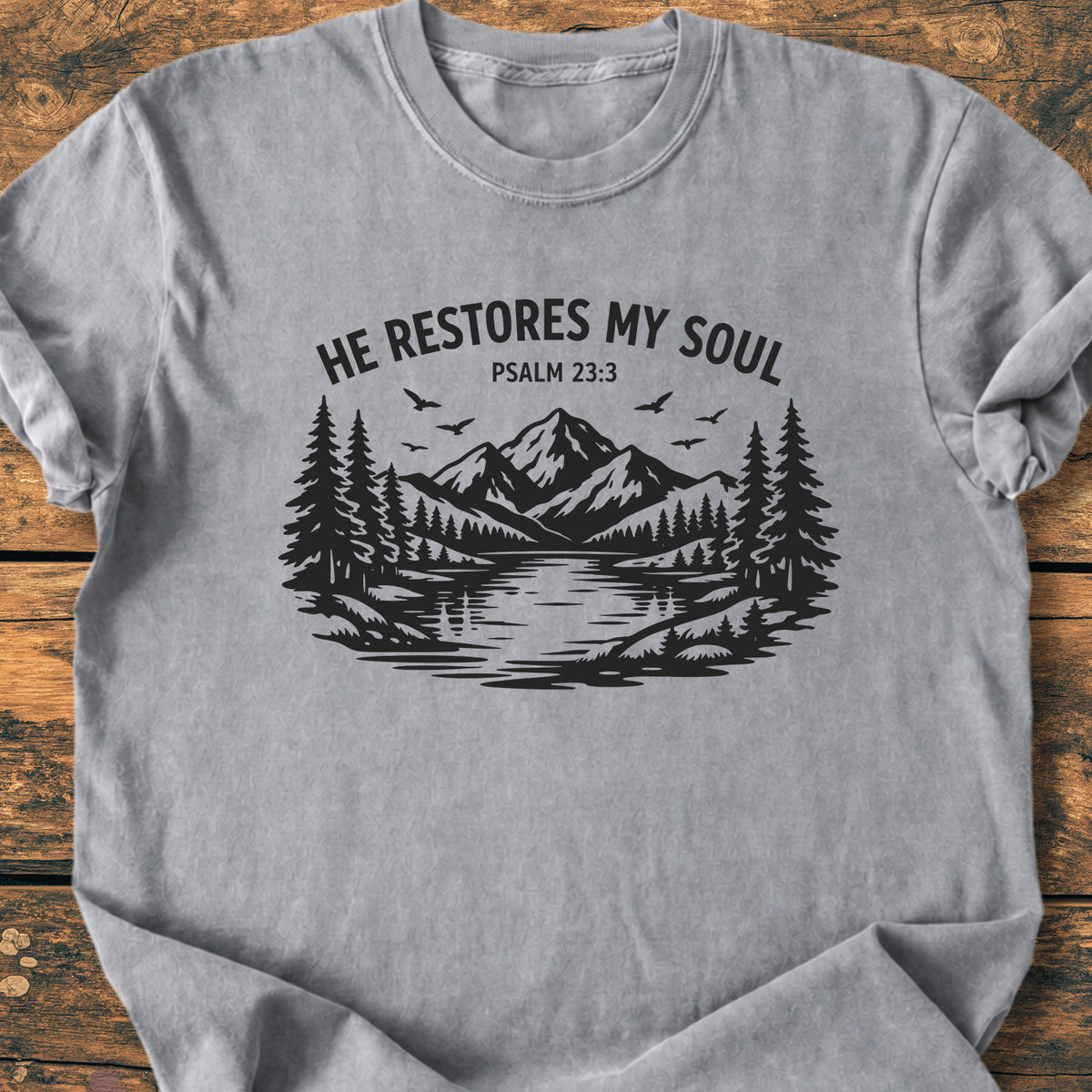 He Restores My Soul - Premium Vintage Tee