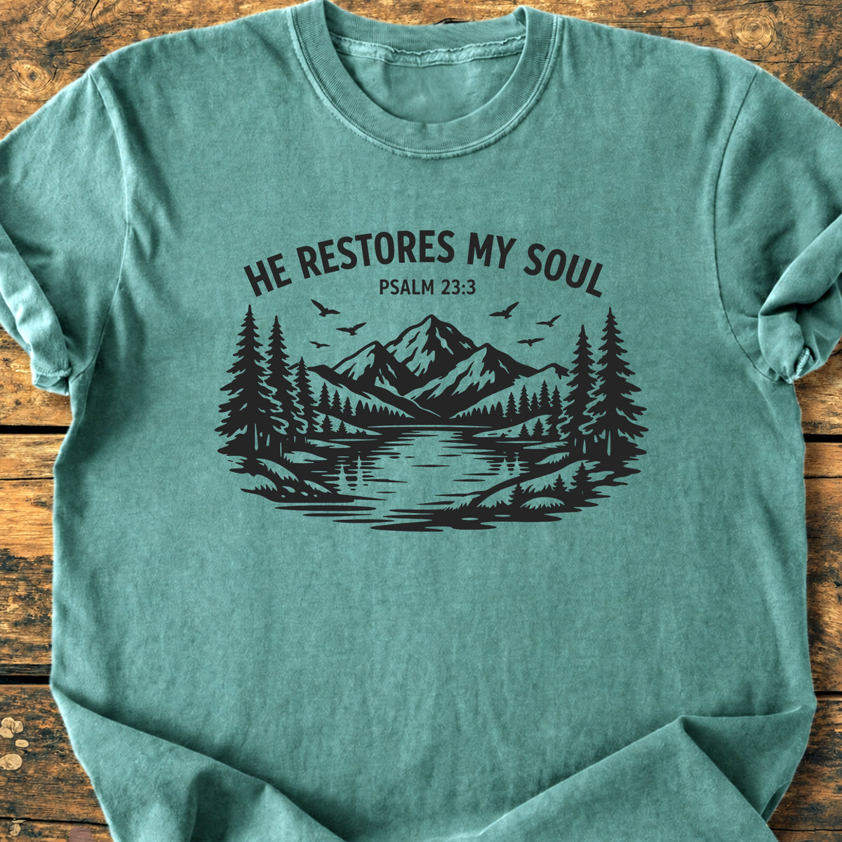 He Restores My Soul - Premium Vintage Tee
