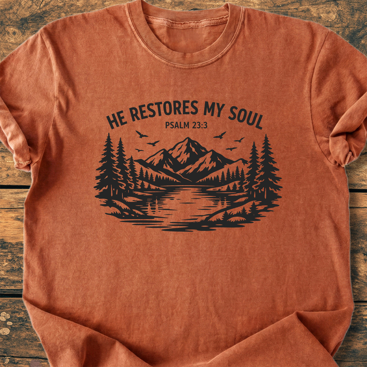 He Restores My Soul - Premium Vintage Tee