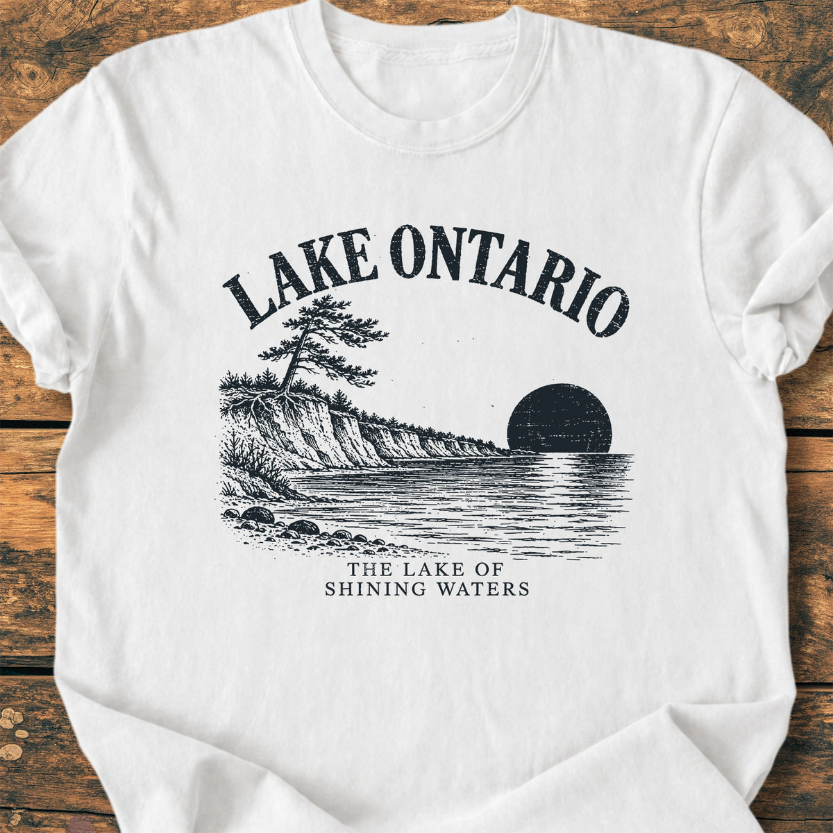 Lake Ontario Shining Waters - Premium Vintage Tee