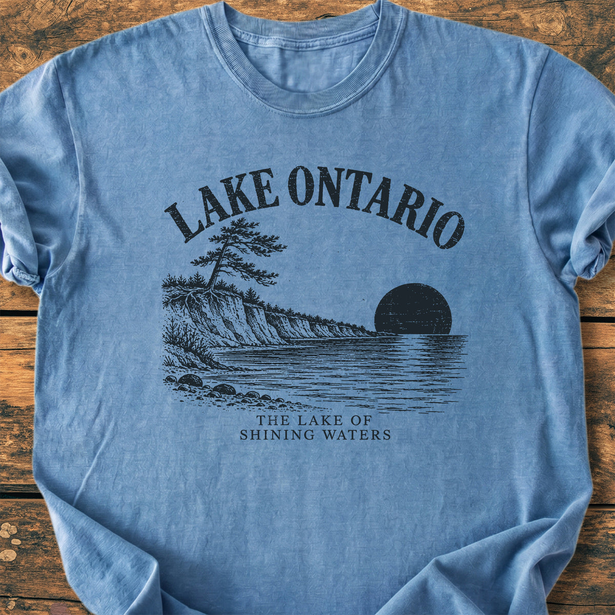 Lake Ontario Shining Waters - Premium Vintage Tee