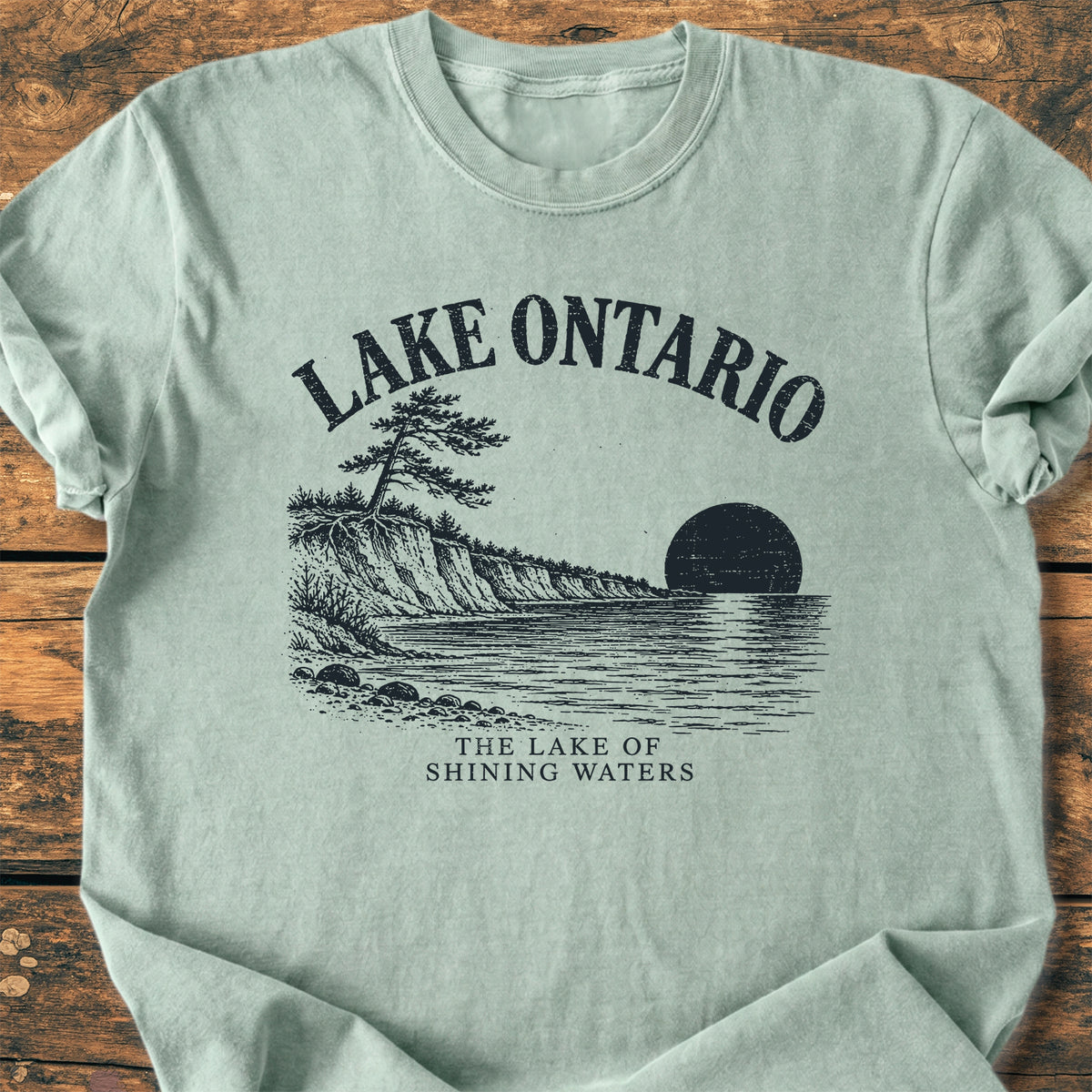 Lake Ontario Shining Waters - Premium Vintage Tee