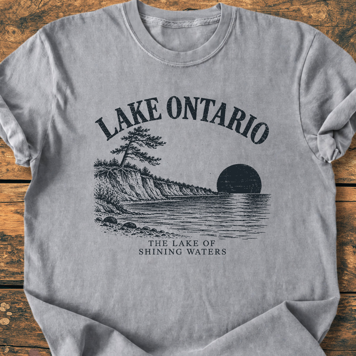 Lake Ontario Shining Waters - Premium Vintage Tee