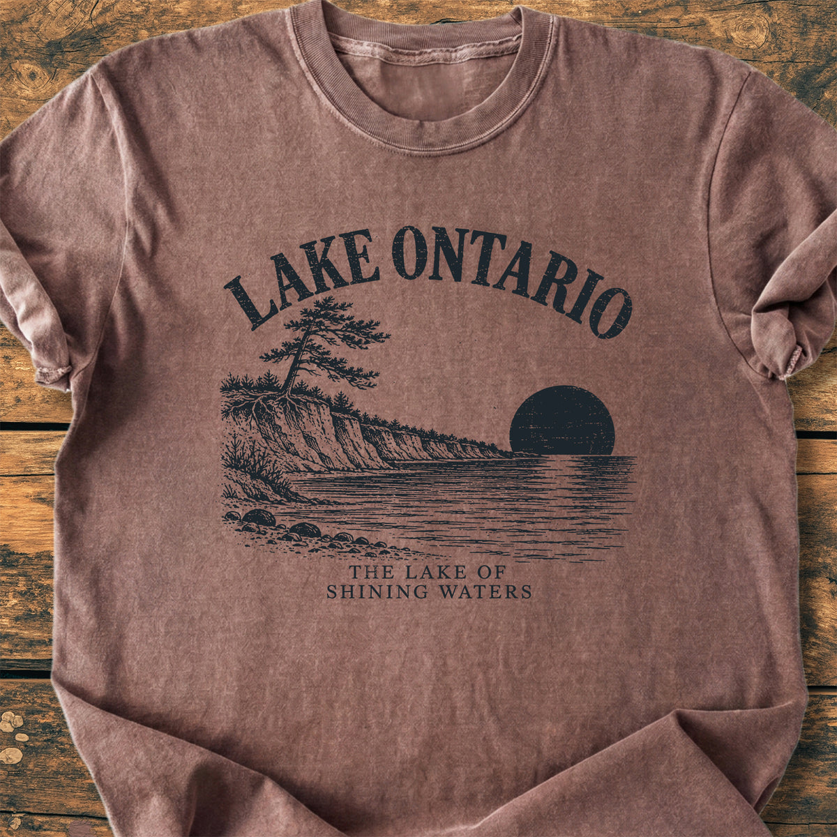 Lake Ontario Shining Waters - Premium Vintage Tee