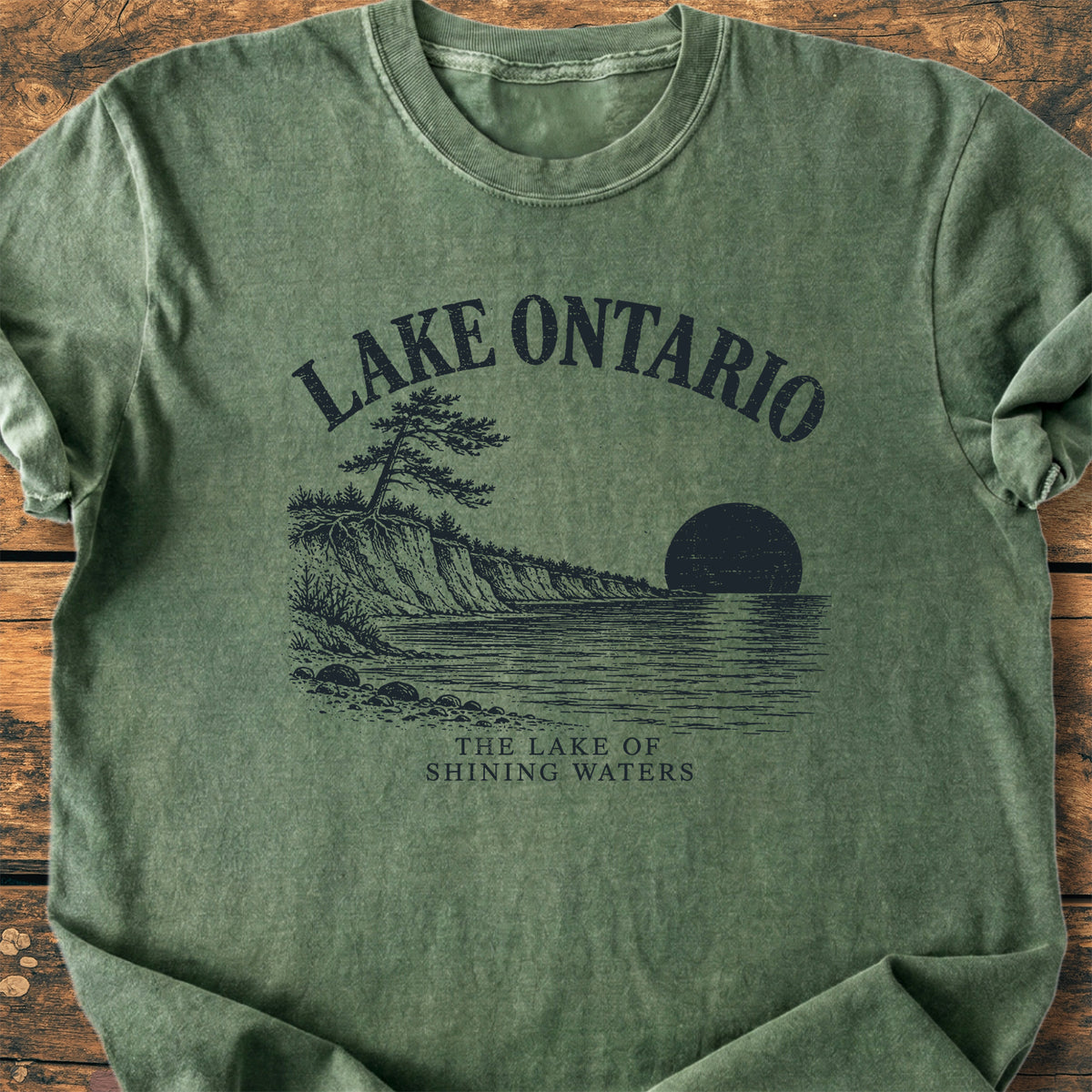 Lake Ontario Shining Waters - Premium Vintage Tee