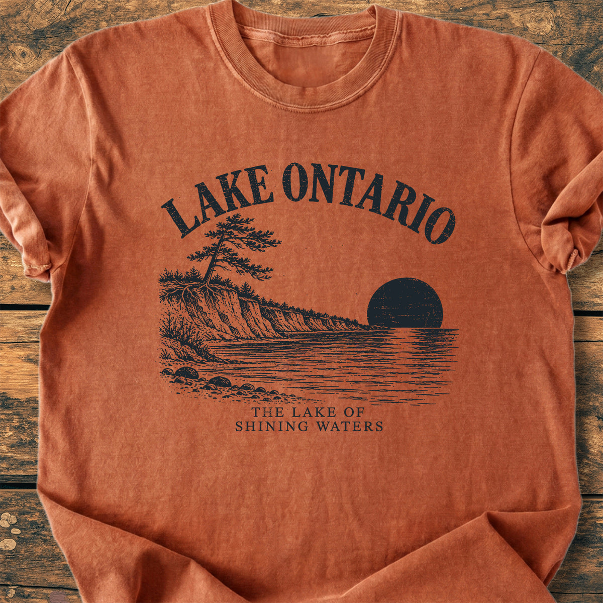 Lake Ontario Shining Waters - Premium Vintage Tee