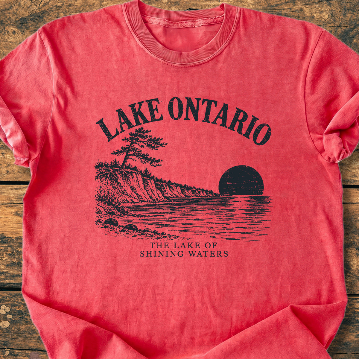 Lake Ontario Shining Waters - Premium Vintage Tee