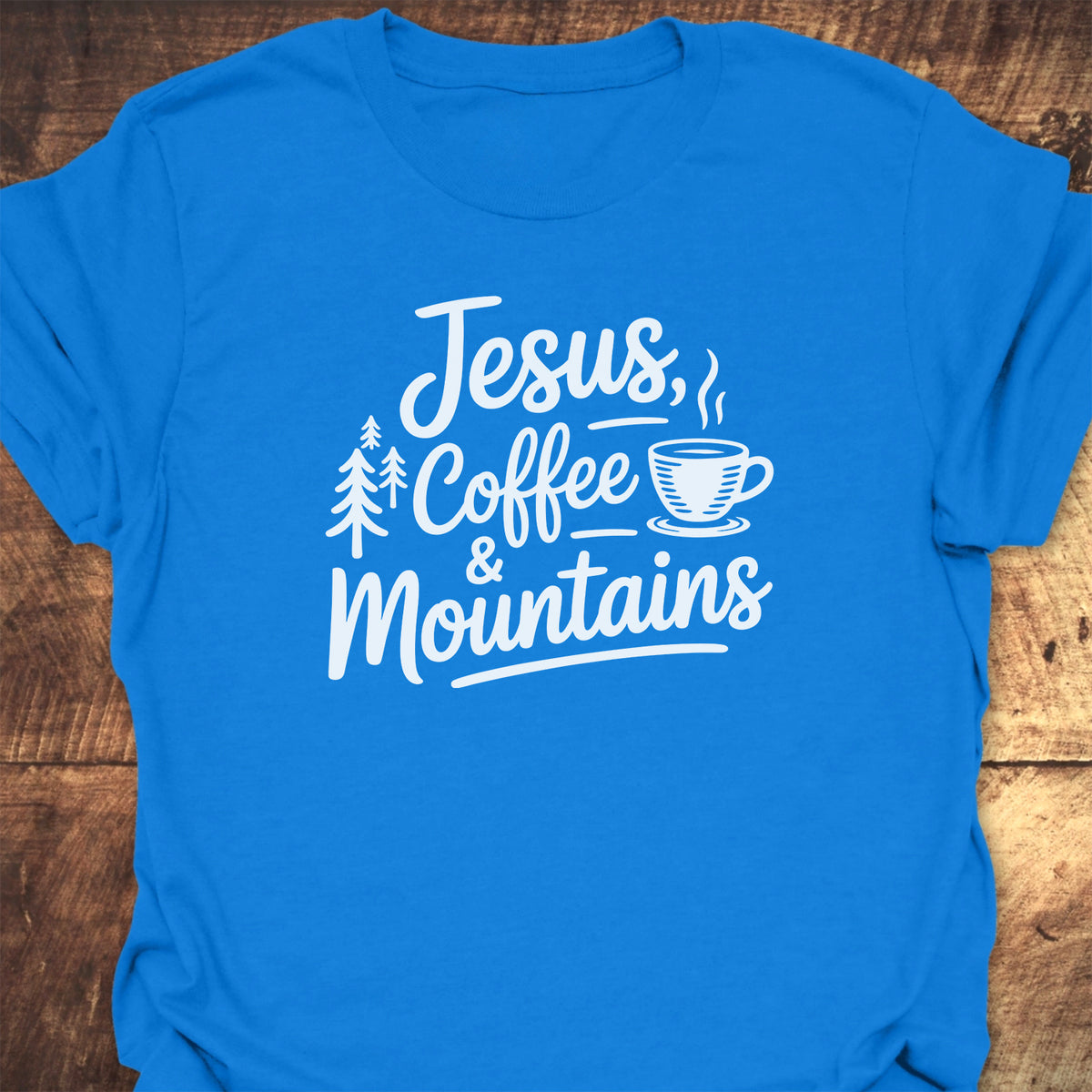 Jesus, Coffee, Mountains T-Shirt